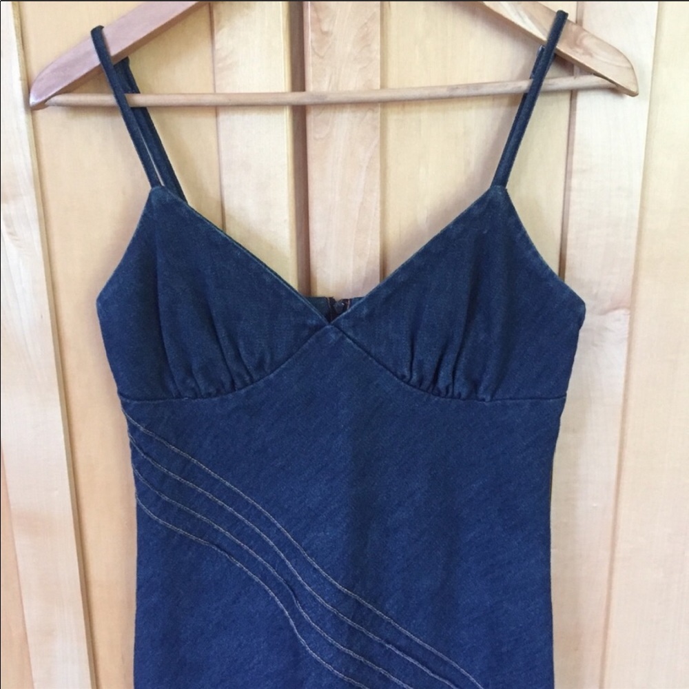 Volcom denim mini Dress, size Small NWOT - Picture 3 of 8